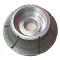 Electroplated Half Bullnose Diamond Profiling Wheel For Various Hard Non-ferrous Material